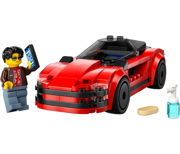 LEGO City 60448 Czerwony samochód sportowy - 1284112 - zdjęcie 3